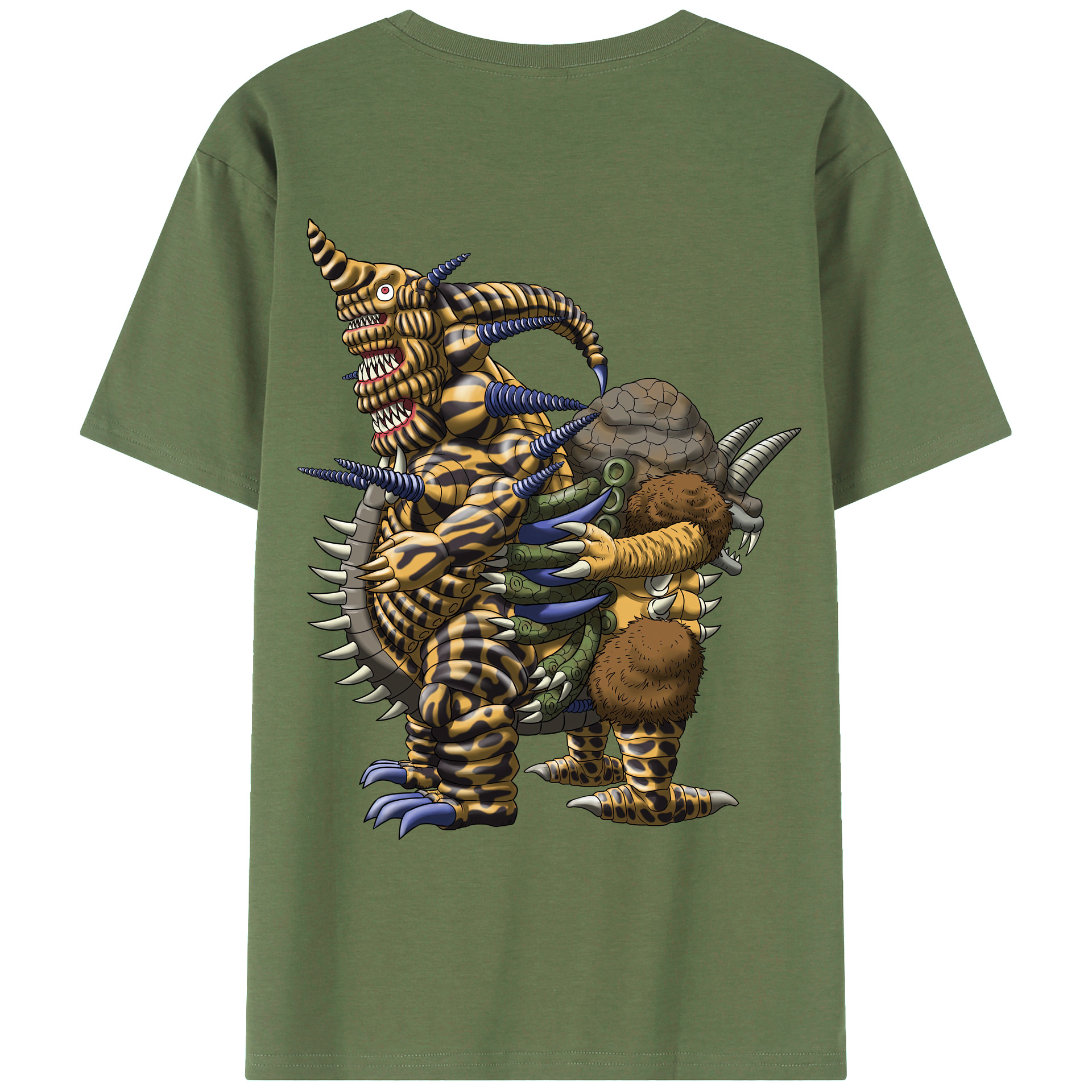 （画像用） ウルトラマン Ultraman 綿100％ メンズ半袖Tシャツ（バックプリント） 通気性